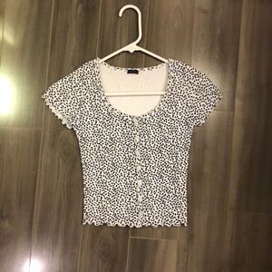 Cute floral crop top